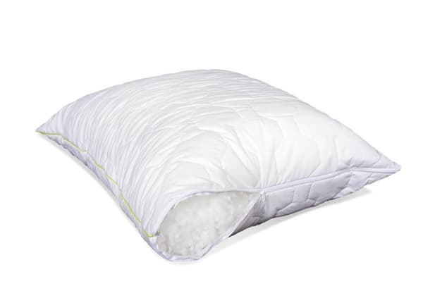 Antiallergisk kudde 40x40 Bambu quiltad 200 g vit AMZ med dragkedja