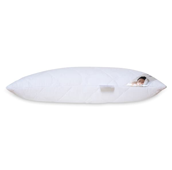 Anti-allergisk pude 40x60 Quiltet mikrofiber 250g hvid AMZ