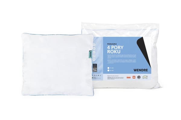 4 Seasons Pillow 70x80 Microfiber hvid Wendre