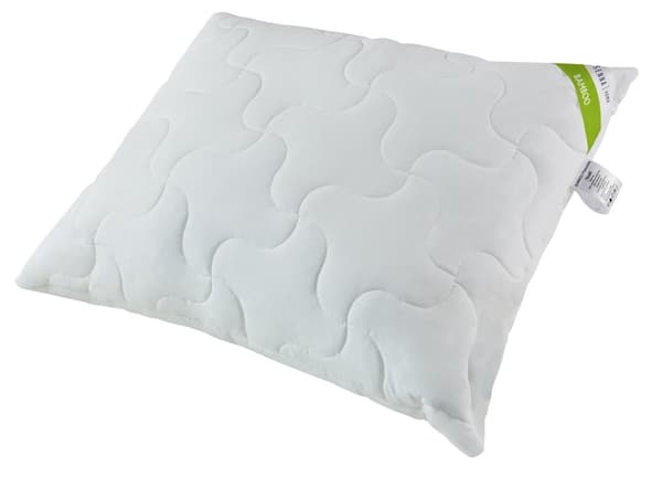 Anti-allergisk pude 70x80 Bamboo Eco1200g hvid, lavet af fibre fra Inter Widex bambustræ