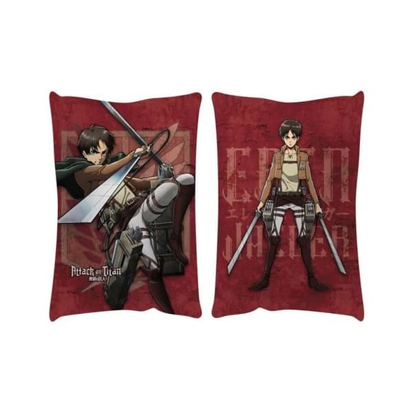 Örngott - POPbuddies - Eren Jaeger - 50 x 35 cm - Syntetiskt - Medium komfort