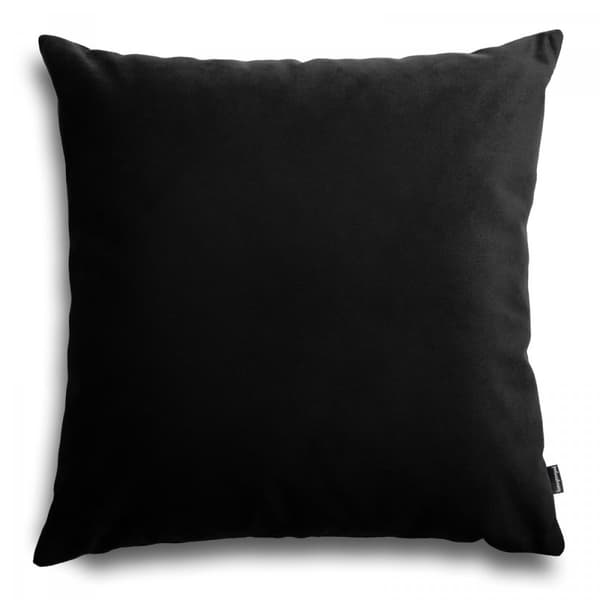 Barnvagn Svart sammet prydnadskudde 45x45 cm