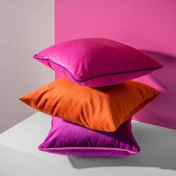 DUO rosa prydnadskudde 40x40