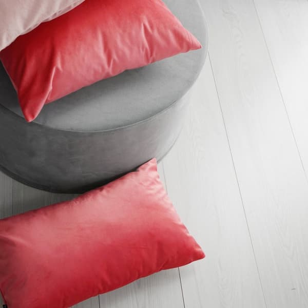 Velvet koralli koristetyyny 50x30