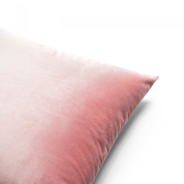 Sametti vaaleanpunainen koristetyyny 50x30
