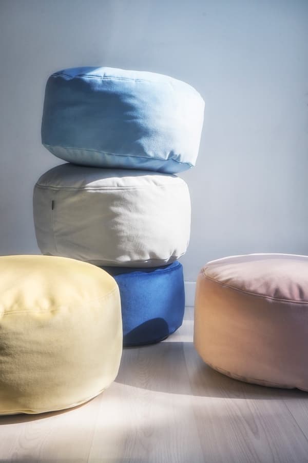 Grå barnpuff 45x20 cm.