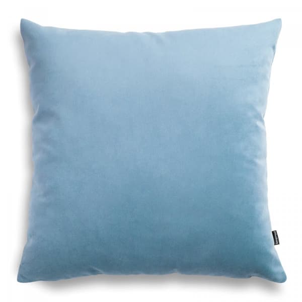 Barnvagn blå velour prydnadskudde 45x45 cm
