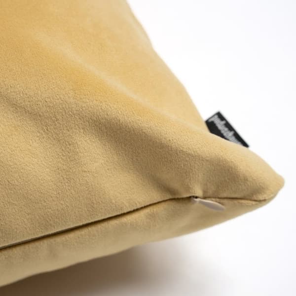 Barnevogn beige velour pyntepude 45x45 cm