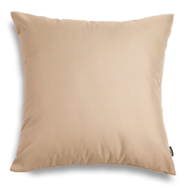 Beige havepude 50x50