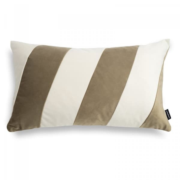 Beige set med Touch + Stripes dekorativa kuddar
