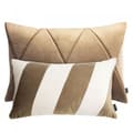 Miniatyrbild 1 av 5: Beige set med Touch + Stripes dekorativa kuddar