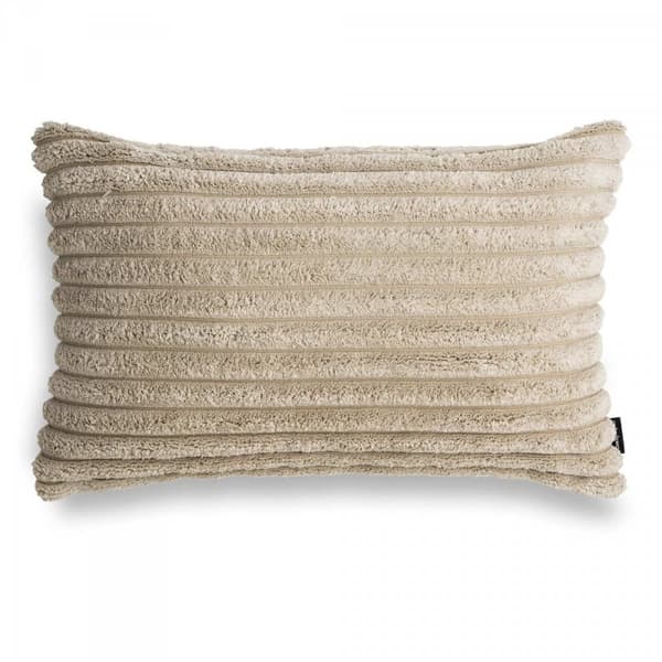 Cord beige prydnadskudde 50x30