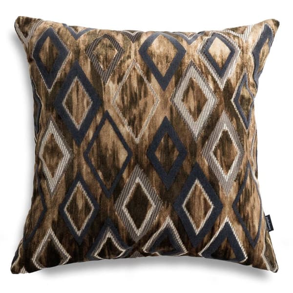 Brun dekorativ kudde 45x45 Diamant
