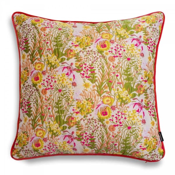 Dekorativ kudde blommor 45x45