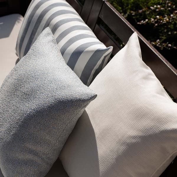 Blå og beige Barbados havepude 45x45
