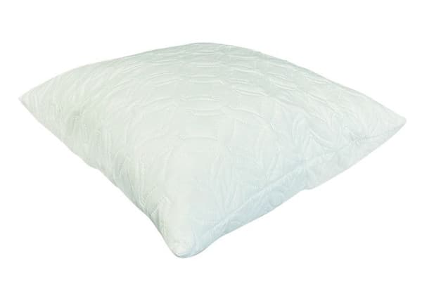 Set med 2 fasta kuddar 60x60cm med Memory Flake, fyrkantig anti-kvalster och anti-allergikudde PROMOLINGE