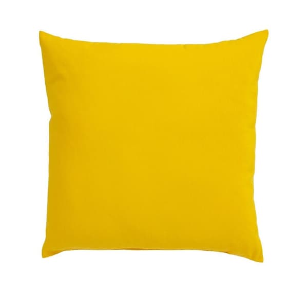 Pude FIUME FARVE 45x45cm, gul