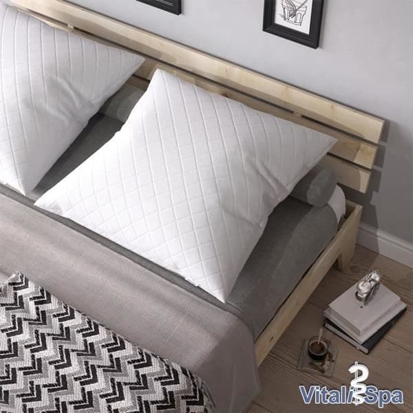 VitaliSpa Set med 2 mikrofiberkuddar för allergiker 80x80 cm