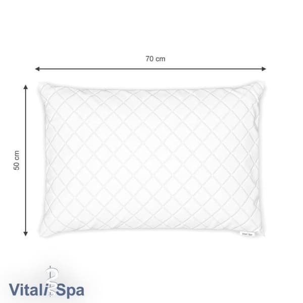 VitaliSpa set med 2 mikrofiberkuddar 50 x 75 cm