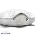 Miniatyrbild 4 av 4: VitaliSpa set med 2 mikrofiberkuddar 50 x 75 cm