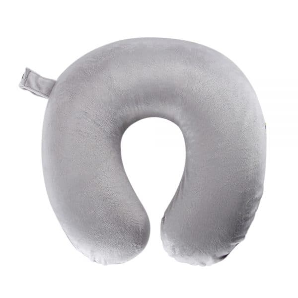 Memory Foam Neck Pillow, Mix Blue, Grey & Purple