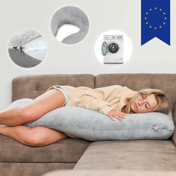 Päällinen raskaustyynylle imetystyyny xxl sivuun tyyny tyyny raskaustyyny iso mukavuustyyny U-muotoinen asemointityyny makuutyyny irrotettava
