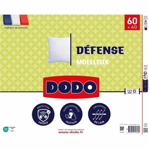 Puden DODO VOLUPT'AIR Hvid 60 x 60 cm