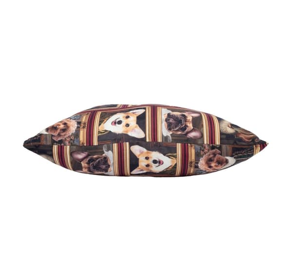 Kudde HOLLY 45x45cm, hundar i ram