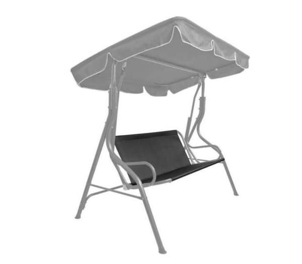 Istuinmateriaalit keinulle 93x114cm - Harmaa