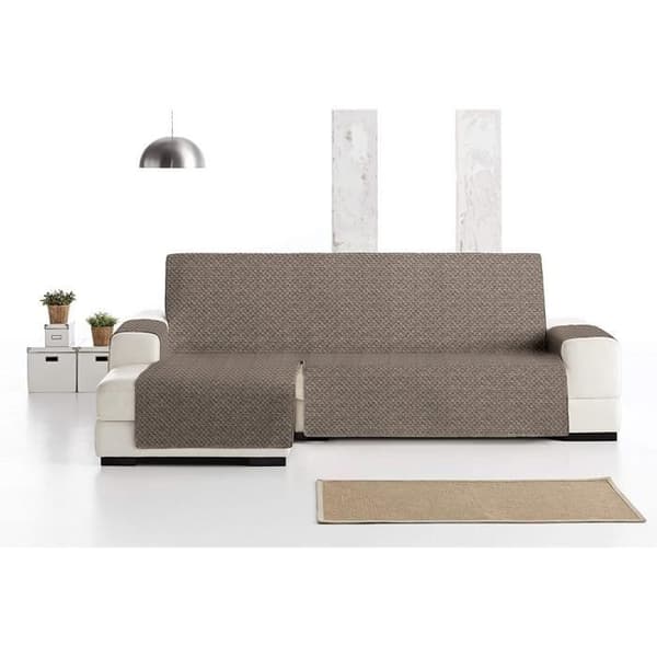 Eysa Mist Cover, Microfiber, C/7 Brun-Beige, Schäslong 240 cm. Lämplig för soffor från 250 till 300 cm - F338207D