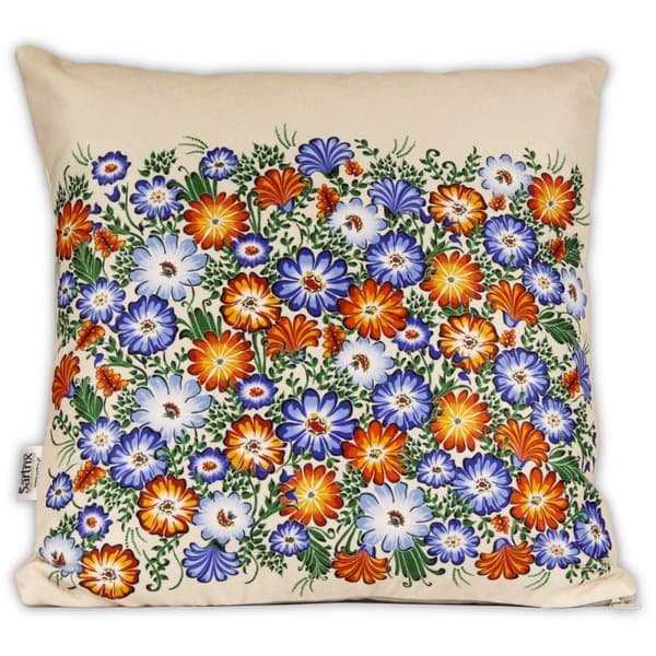 Kudde folkmusik Opole blommor äng beige