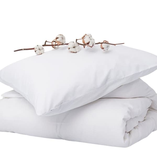 Mikrofiber kudde 50x60 cm / 2-pack – Allergivänlig, Oeko-Tex certifierad, tvättbar, mjuk & stödjande för sidosovare – Ergonomisk design