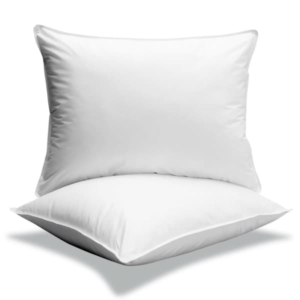 Mikrofiber kudde 50x60 cm / 2-pack – Allergivänlig, Oeko-Tex certifierad, tvättbar, mjuk & stödjande för sidosovare – Ergonomisk design