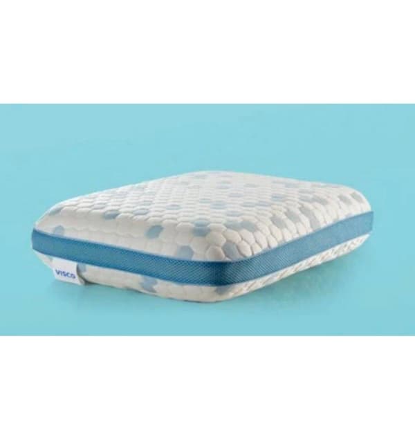 Ergonomiskt kylande Memory Foam sovkudde med anpassningsbart nackstöd – Certifierad enligt ÖKO-Tex®  & bärbar design för sval komfort