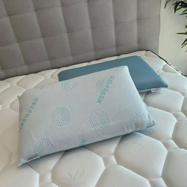 Ortopedisk &amp; ergonomisk Gelfresh memory foam kudde (termoregulator) - Bomullsfiberöverdrag 40x60 cm