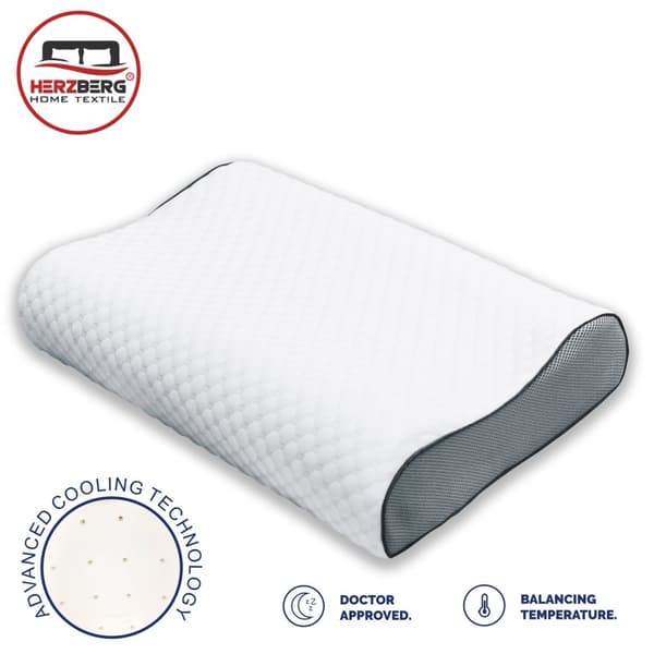 Memory Foam Kudde Nackstöd - 60x40 cm