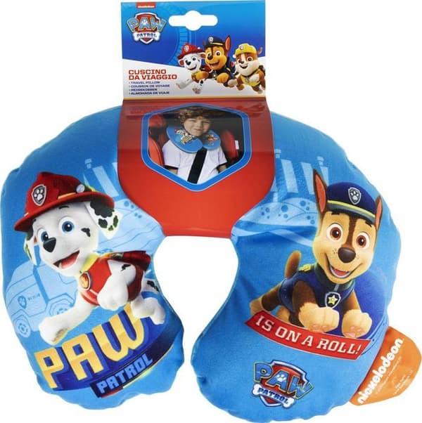 Nackkudde - Paw Patrol - Resa - Blå - En storlek - Syntetisk