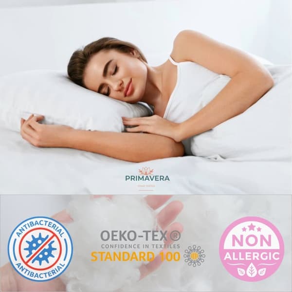 Primavera Memory Foam Sovkudde - Kudde med Ergonomic Stöd och Anpassningsbart Memoryskum