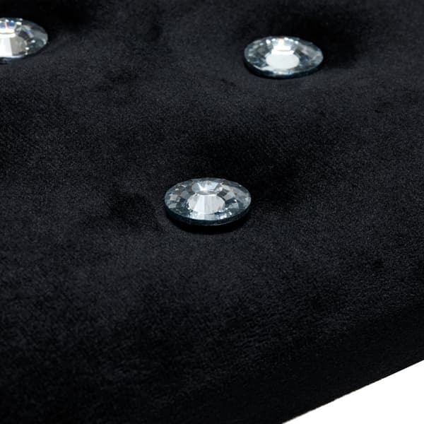 Momo Diamond Velour Manikyr Ställ Svart
