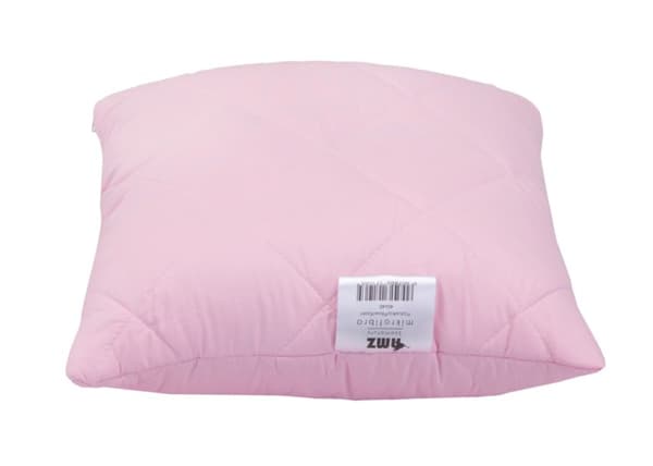 Anti-allergisk pude blød 40x40 AMZ mikrofiber pink