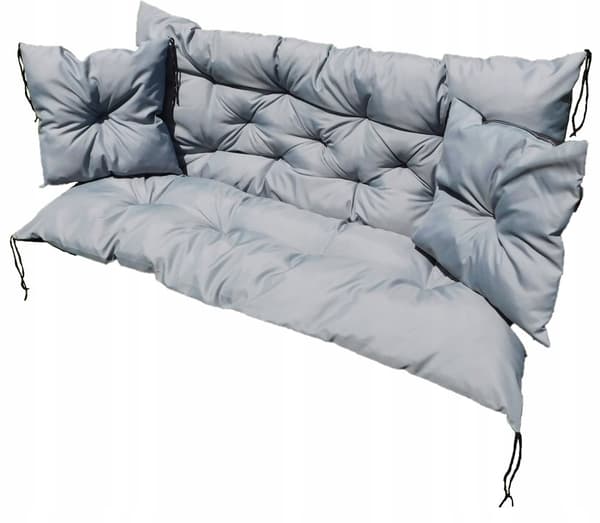 Trädgårdsgungbänksdyna 100x60x50 +2p