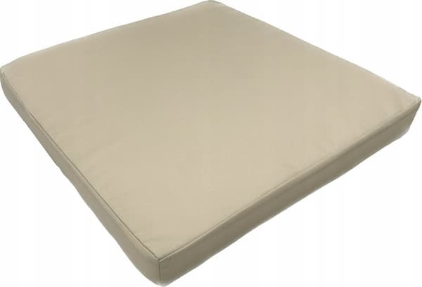 Vandtæt havepude med lynlås 60x60 BEIGE