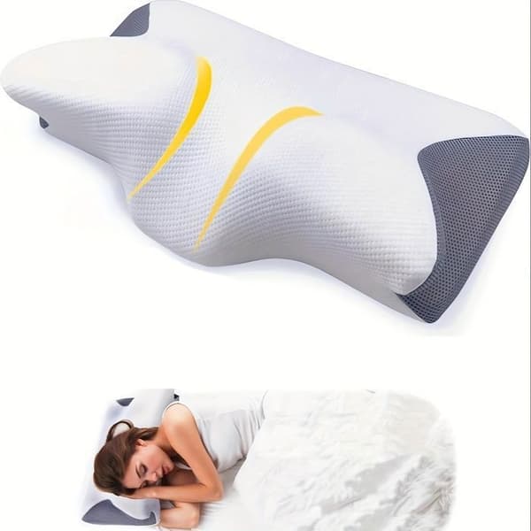 Ergonomisk cervikal kudde Memory Foam Kudde Ortopedisk kudde Anti Snarkning Smärtkvalster 50*30*11cm