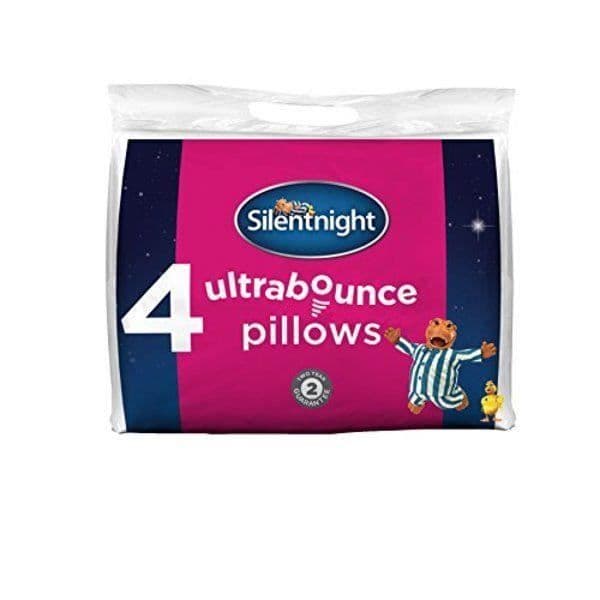 Silentnight-set med 4 "Ultrabounce"-kuddar, vit, mikrofiber, vit, 4-pack - 459952GE