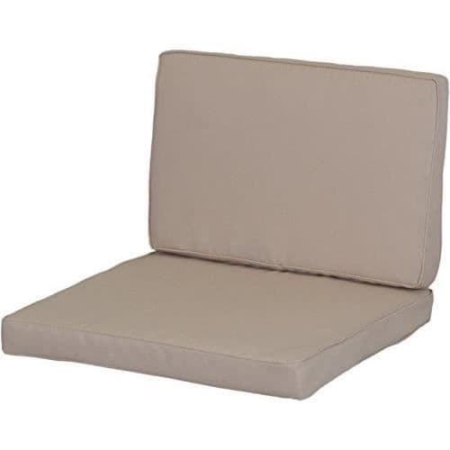 beo Lounge Ersättningskudde för Monaco Exchange Group Kit Vattentät kuddsats om 8, 5 cm tjock, beige
