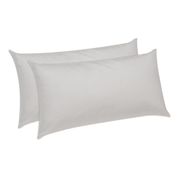 Pikolin Home - 2 x Fiberkudde med anti-kvalster bomullsöverdrag - 60x60cm