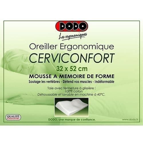 DODO Ergonomisk kudde 32 x 52 cm Cerviconfort