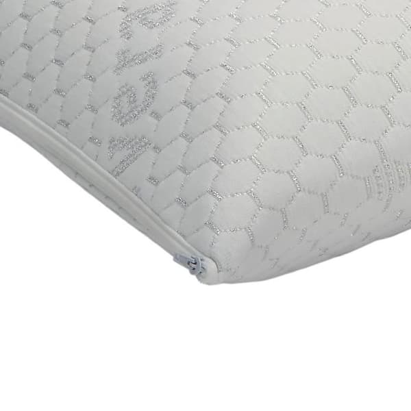 PIKOLIN HOME visco kudde med Aloe vera och dubbelt örngott - 75x35cm