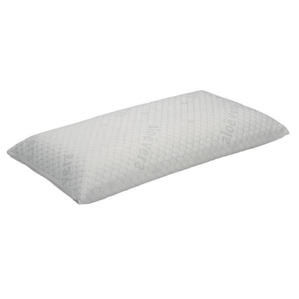 PIKOLIN HOME visco kudde med Aloe vera och dubbelt örngott - 75x35cm