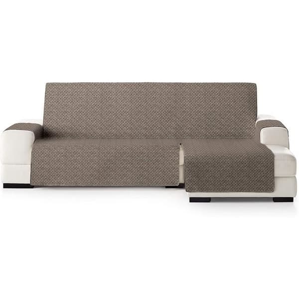 Eysa Mist Cover, Microfiber, C/7 Brun-Beige, Schäslong 240 cm. Lämplig för soffor från 250 till 300 cm - F338207D